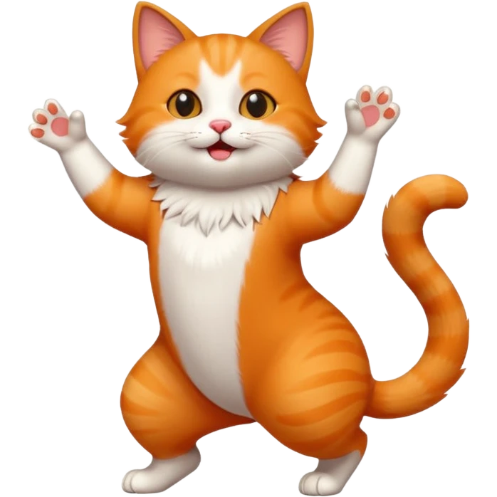 Cat dancing  emoji