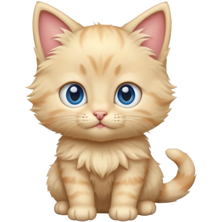 blonde kitten emoji
