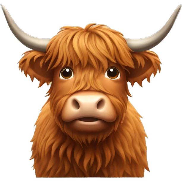 Highland cow emoji