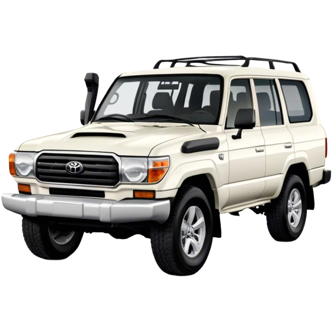 Toyota Land Cruiser - Toyota (Model Year: 2021) (Iconic colour: White) emoji