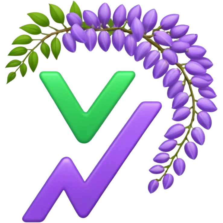 emoji check mark yes out of wisteria emoji
