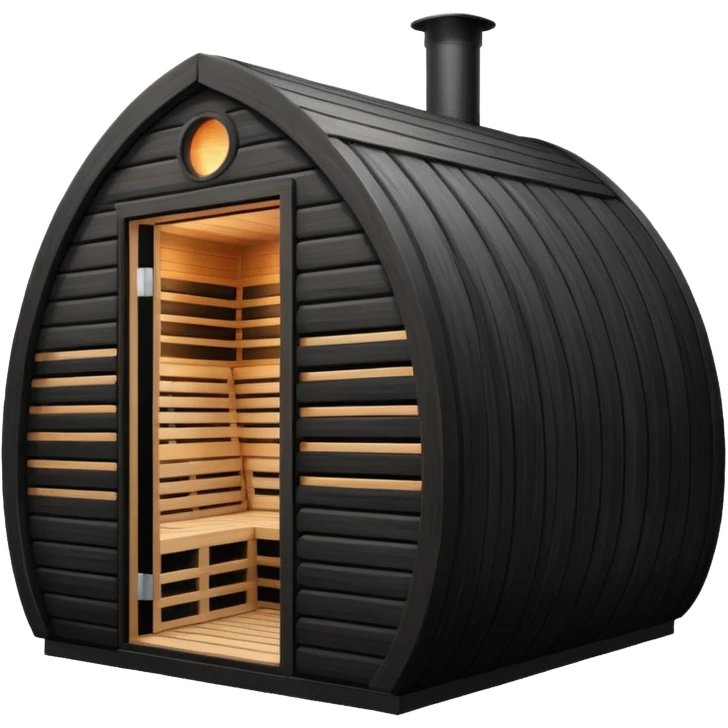 Black sauna  emoji