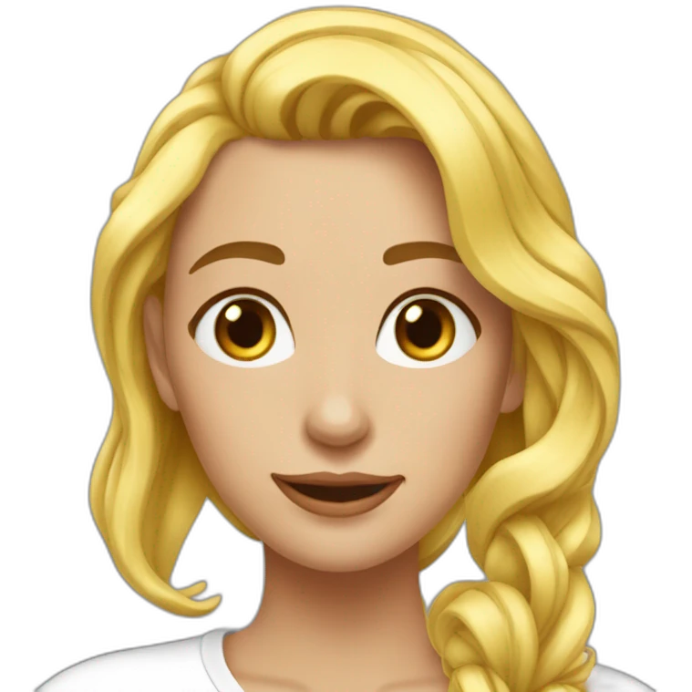 Meilleure amie blanche/métisse emoji