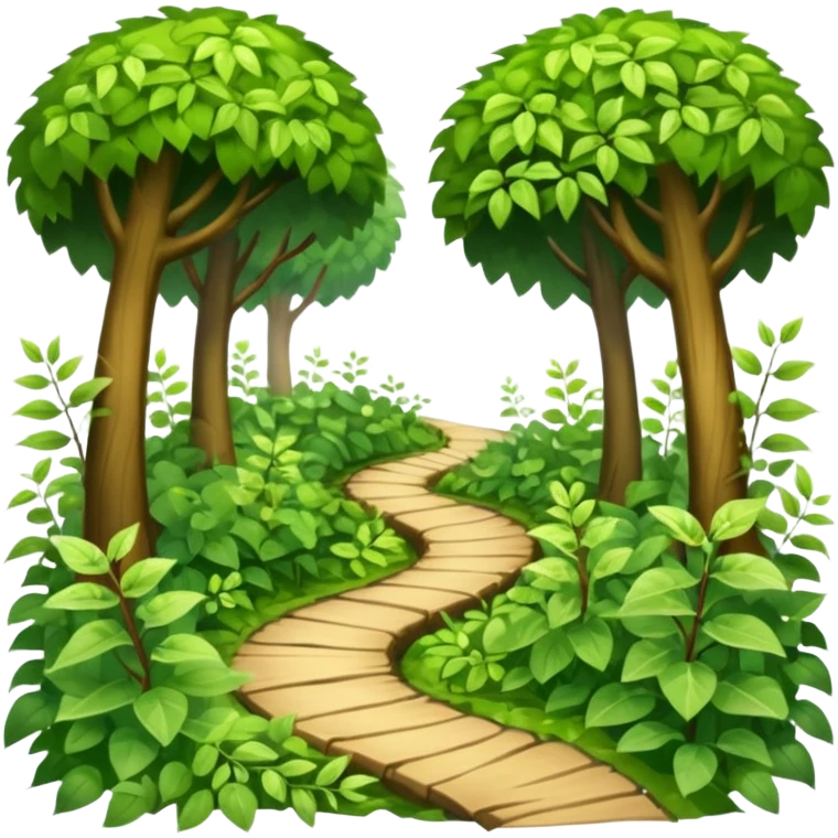 forest path
 emoji