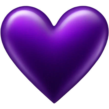 Shiny dark purple heart  emoji