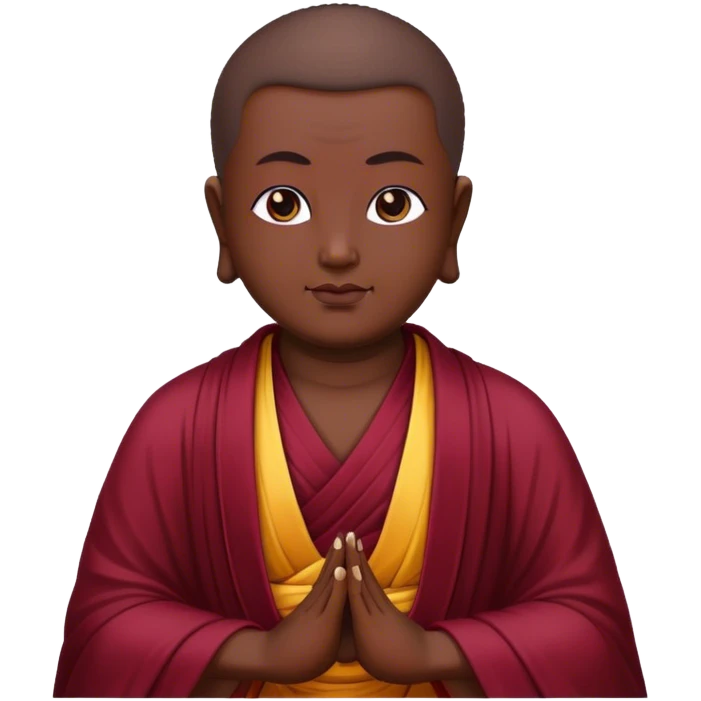 Buddha Burgundy emoji