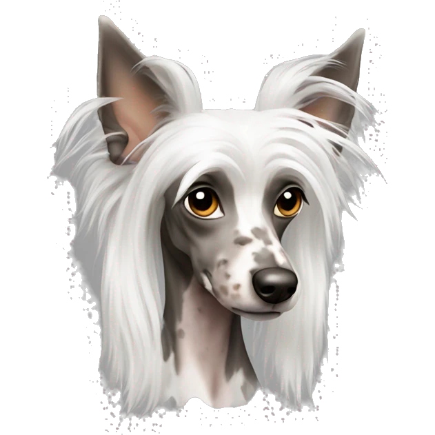 Chinese Crested Dog White emoji