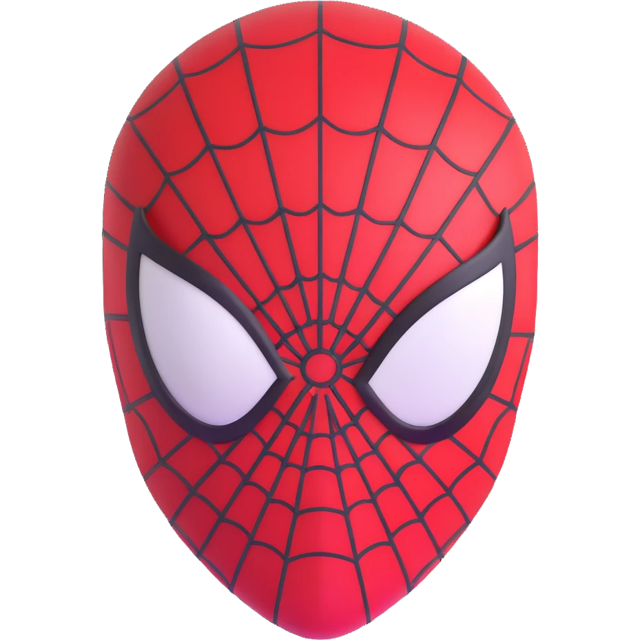 spiderman head emoji