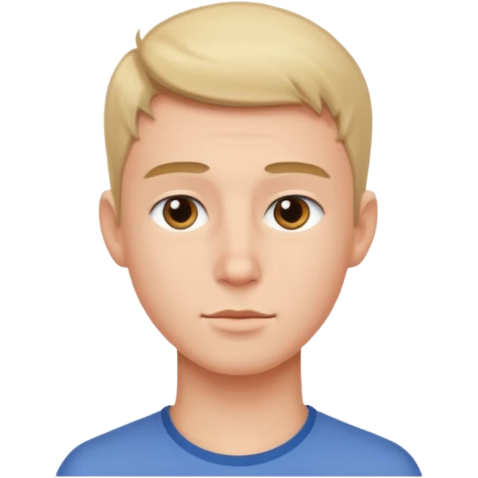 handsome boy only neck emoji