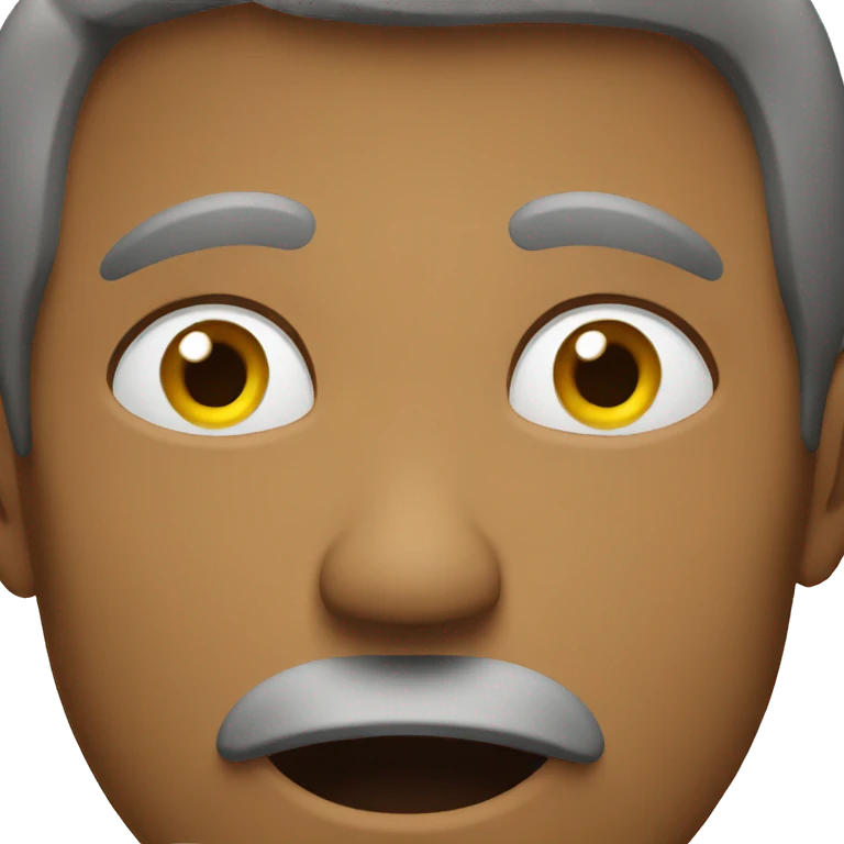 man try to hear emoji