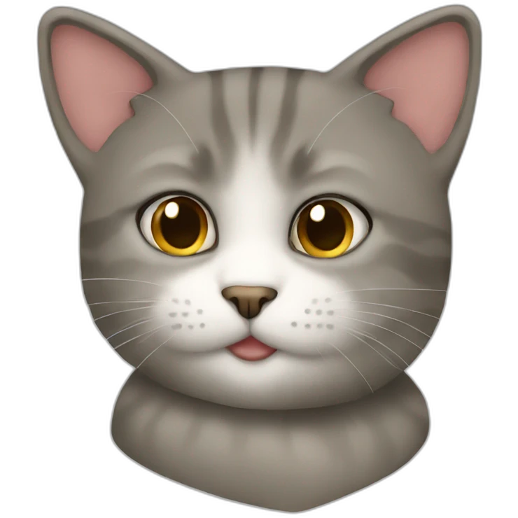 Gato con capa emoji