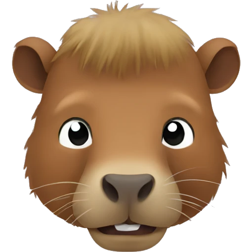 mad capybara emoji