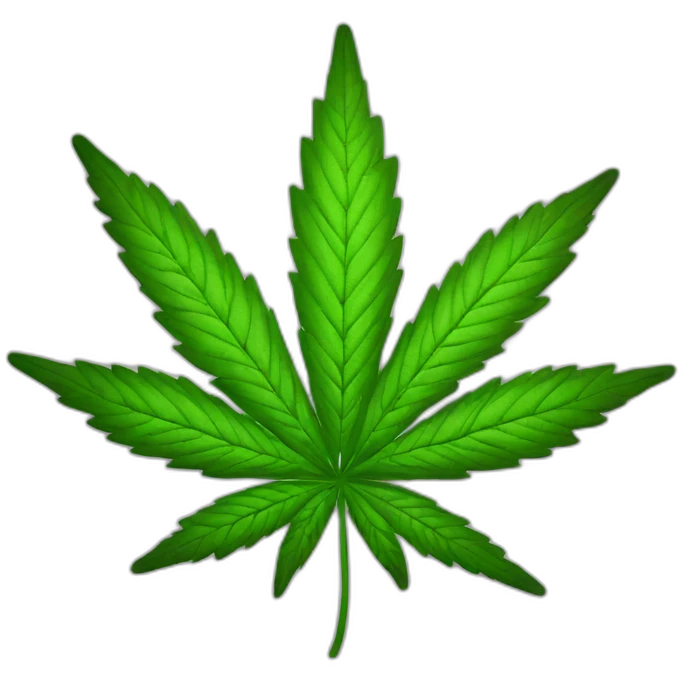 marijuana leaf emoji