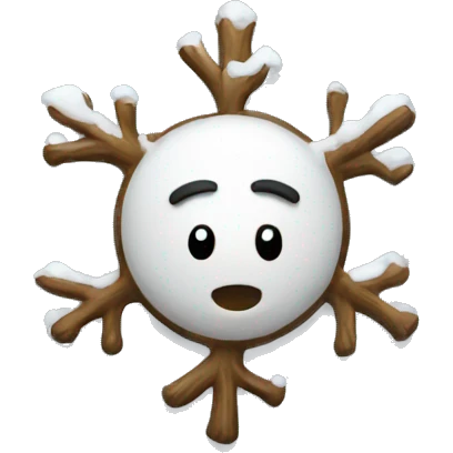 Snow emoji