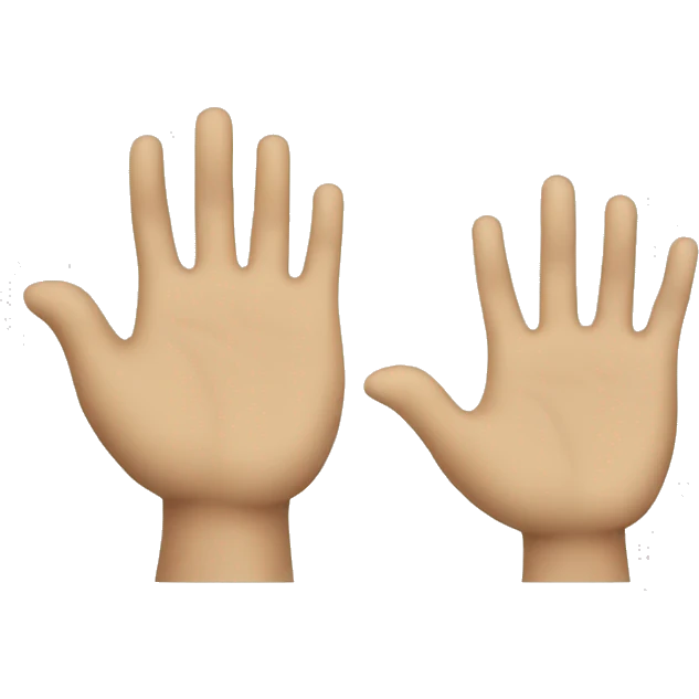 Saudi hand symbol emoji