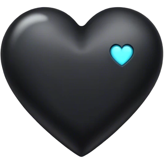 Black heart  emoji