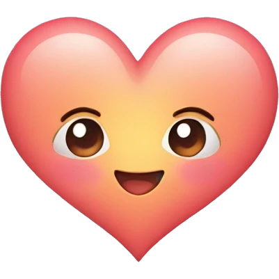  corazón pastel con destellos emoji