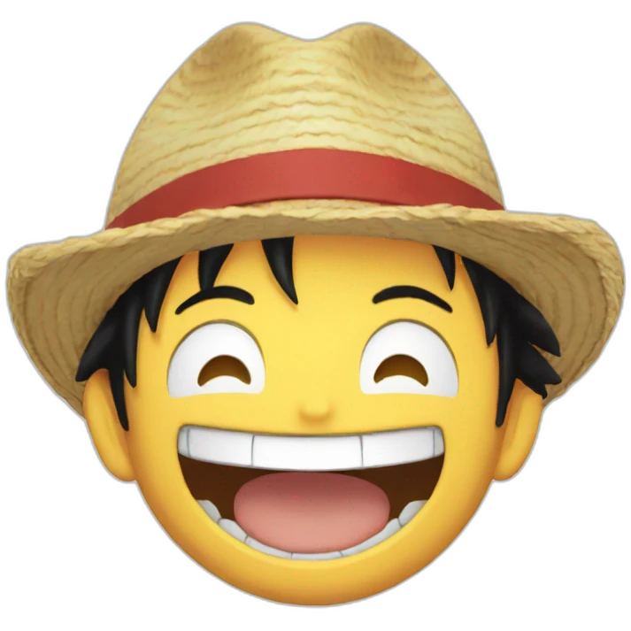 luffy-laugh emoji