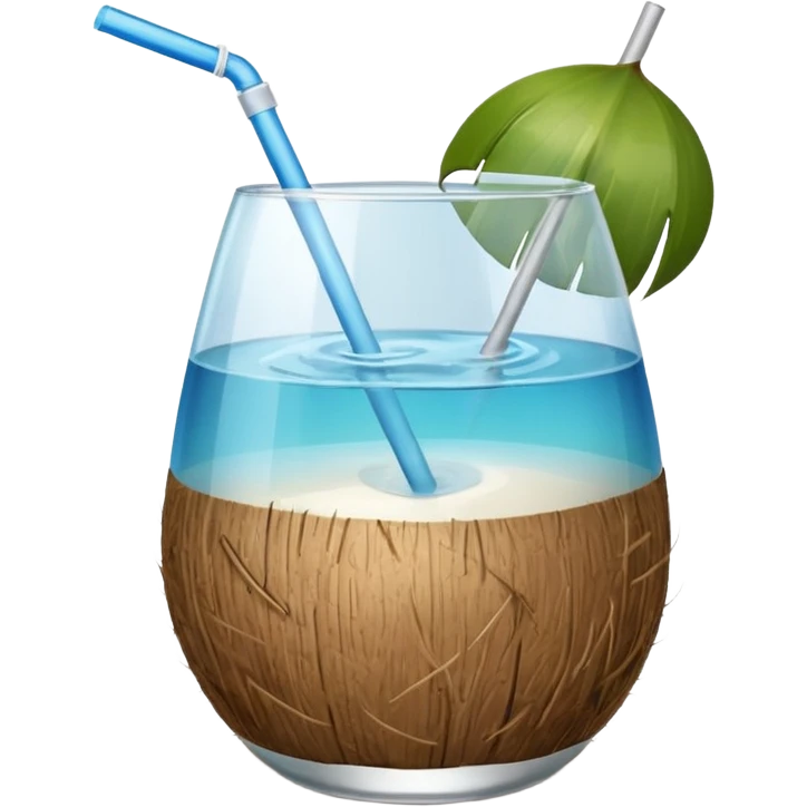 Coconut water emoji