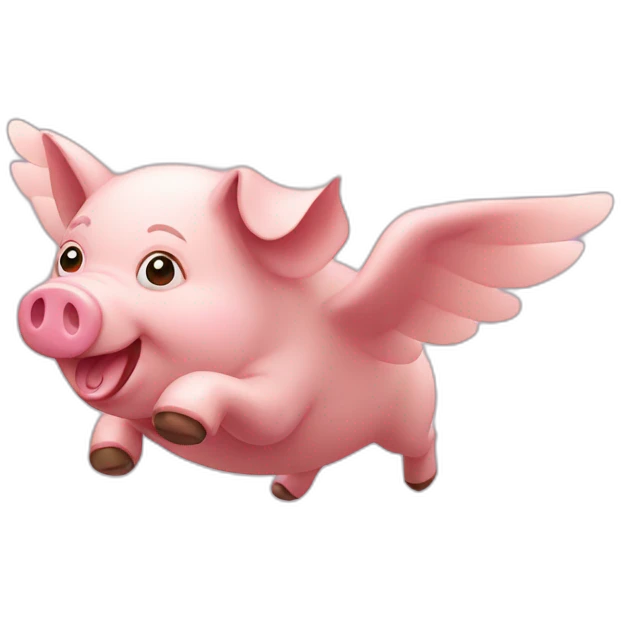 flying pig emoji