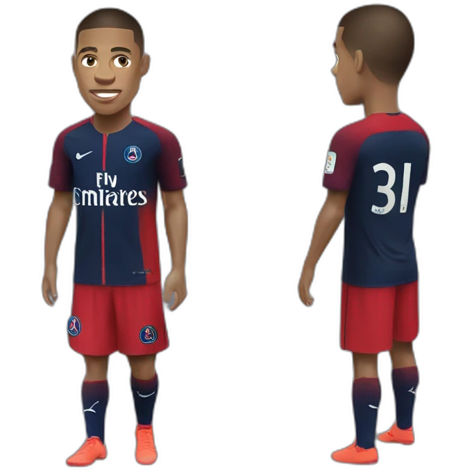 Kylian Mbappé PSG emoji