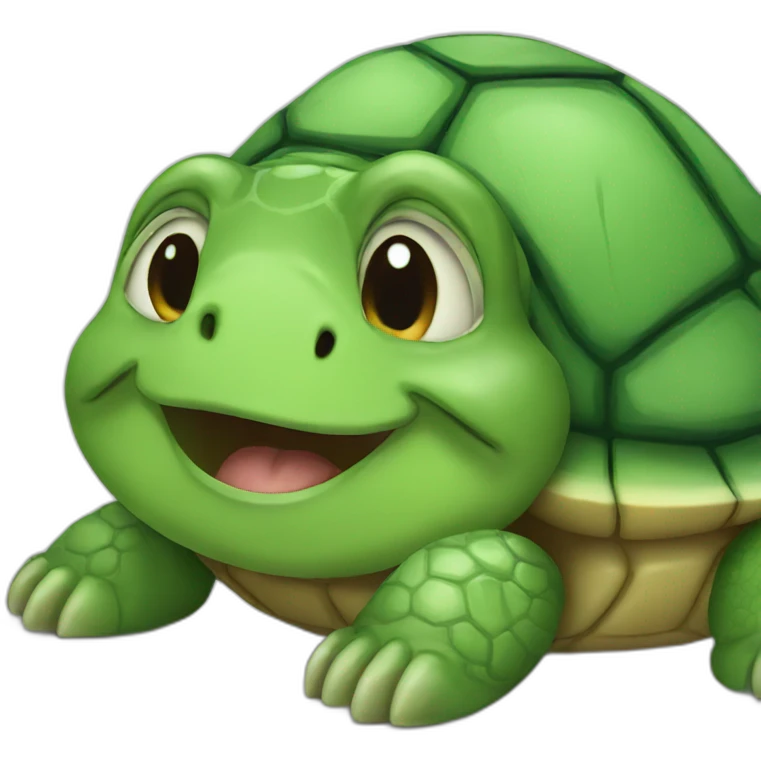 Crying turtle emoji