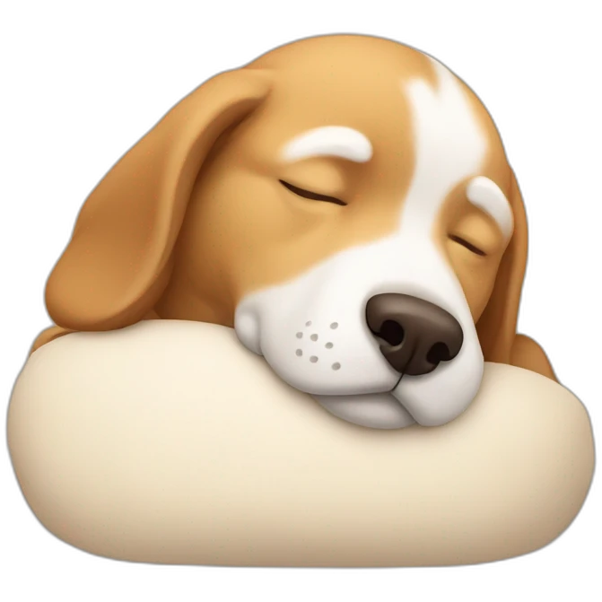 sleeping dog emoji