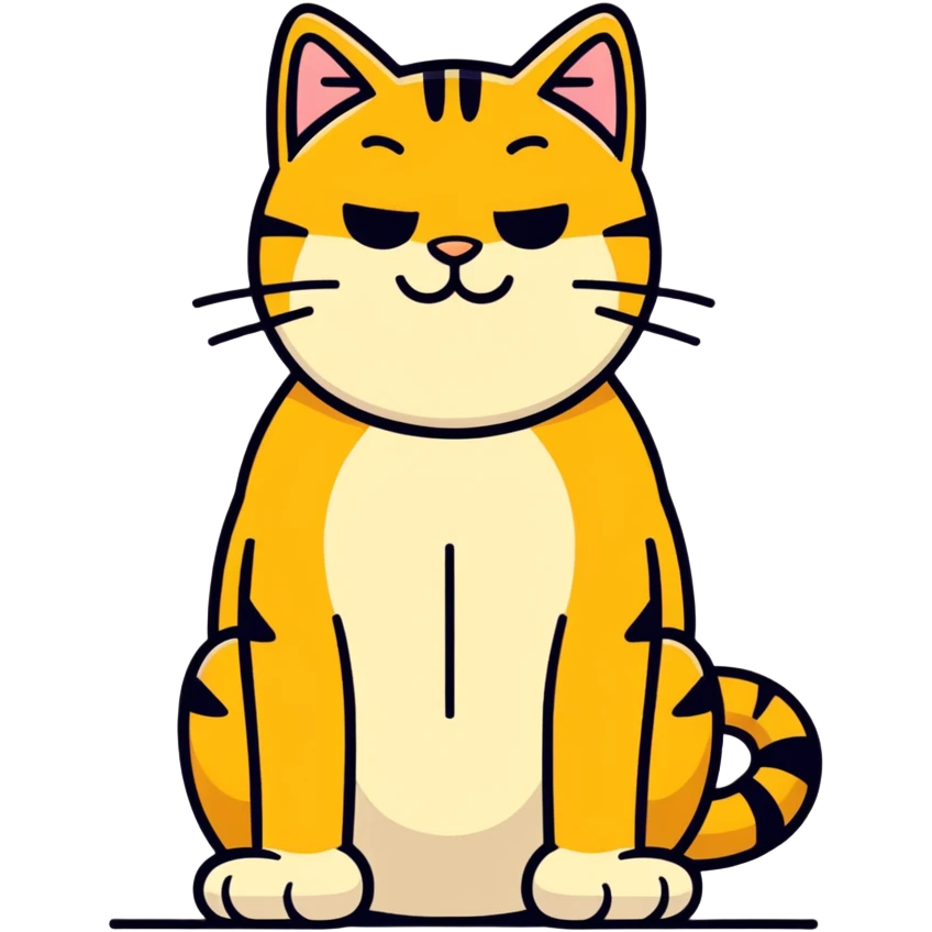 Garfield and Nermal emoji