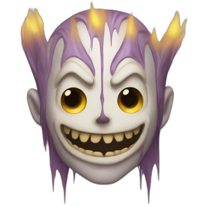 scary clow emoji
