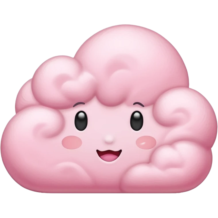 pastel pink cloud emoji