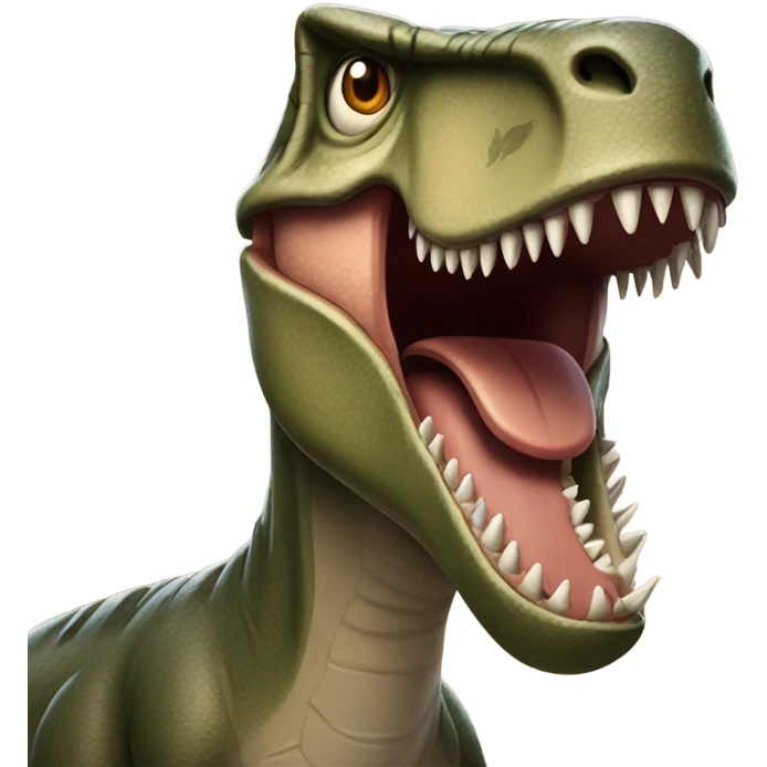 Front facing t-Rex emoji emoji