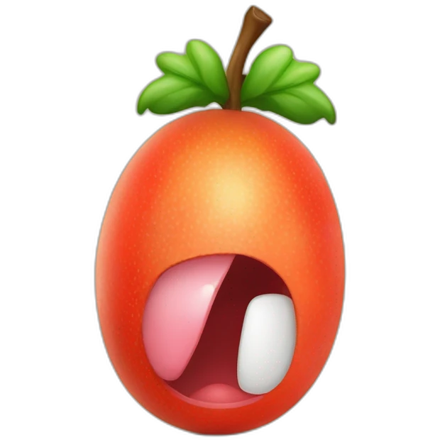 🍑🍆 Chage the directoion of bangan emoji nd make it little inside that fruit emoji