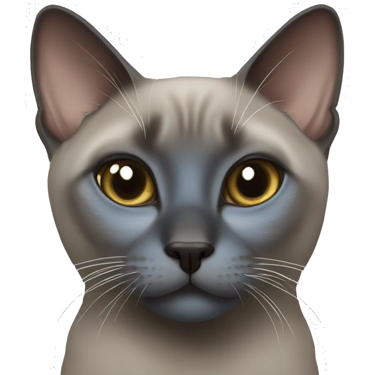 Blue mink tonkinese cat emoji