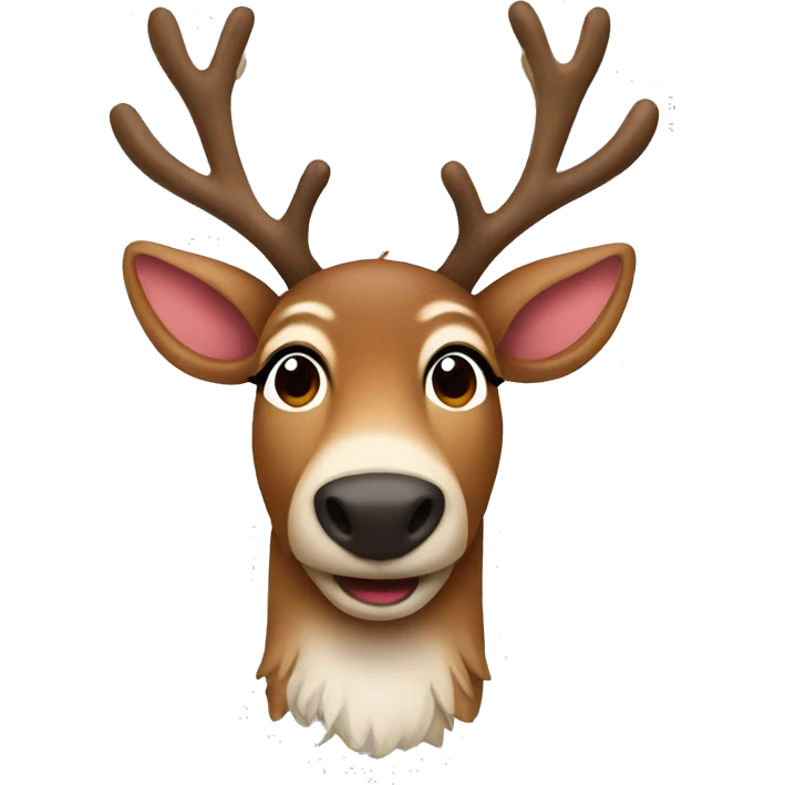 reindeer christmas emoji