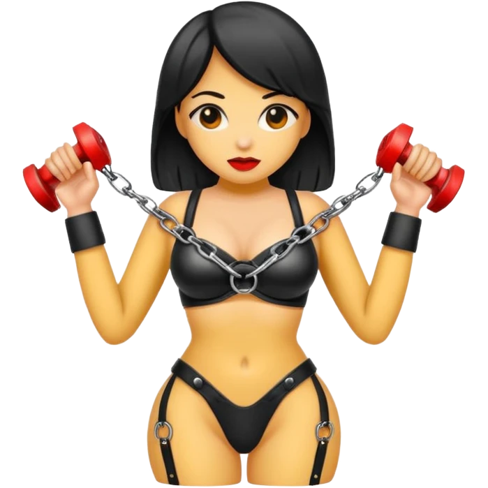 kinky bdsm woman emoji