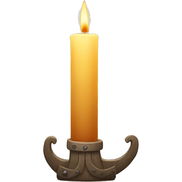 Viking style candle  emoji