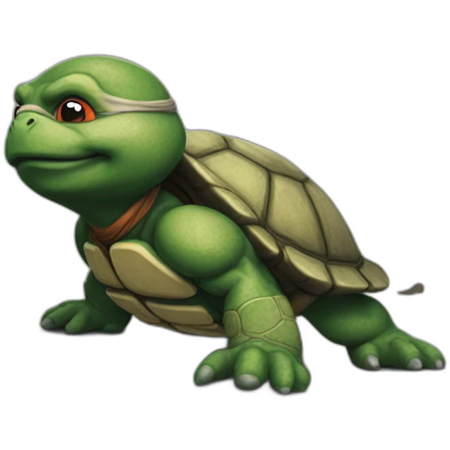 ninja turtle hyper realistic emoji