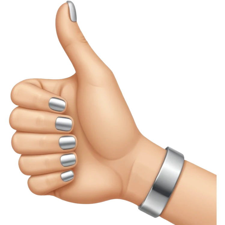 thumb up, ring on the ring finger emoji