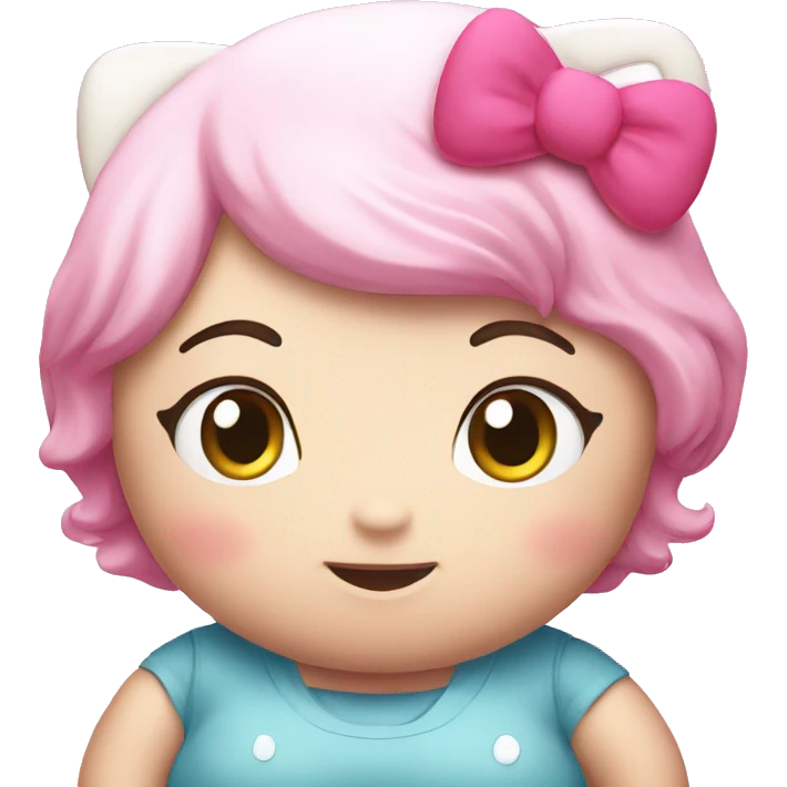 fat hello kitty family friendly  emoji