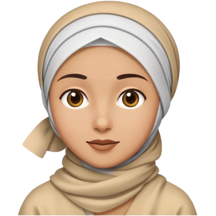 Kafasında çarşaf emoji