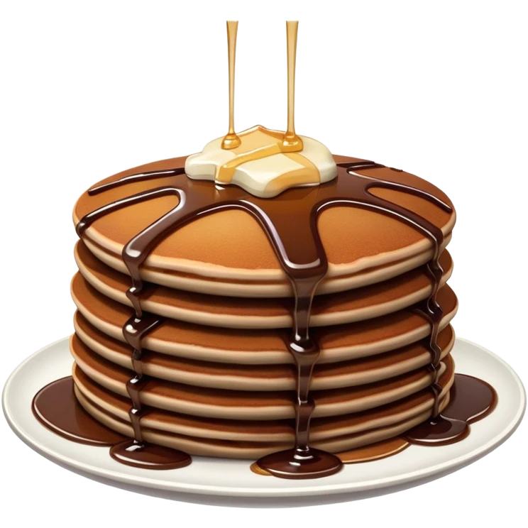 Chocolate pancakes  emoji