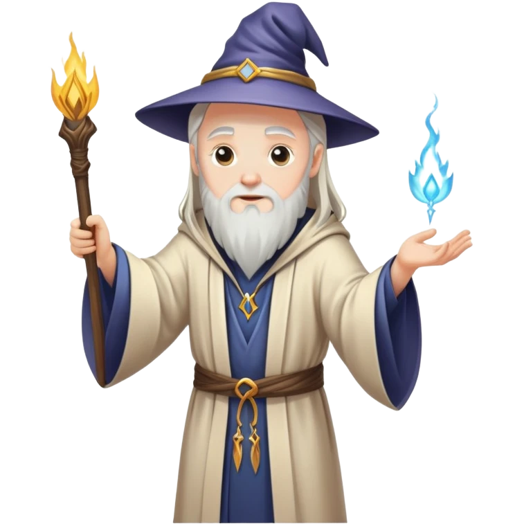Wizard casting spells
 emoji