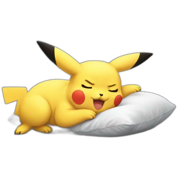 Pikachu-sleeping emoji