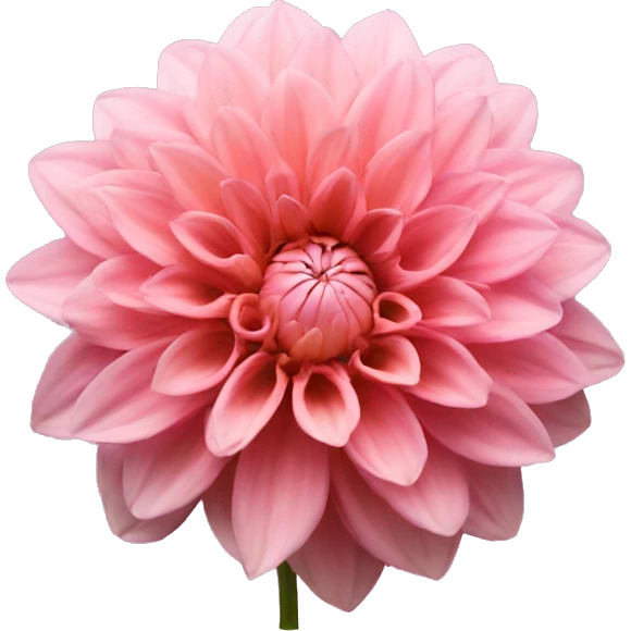 Pink Dahlia flower  emoji