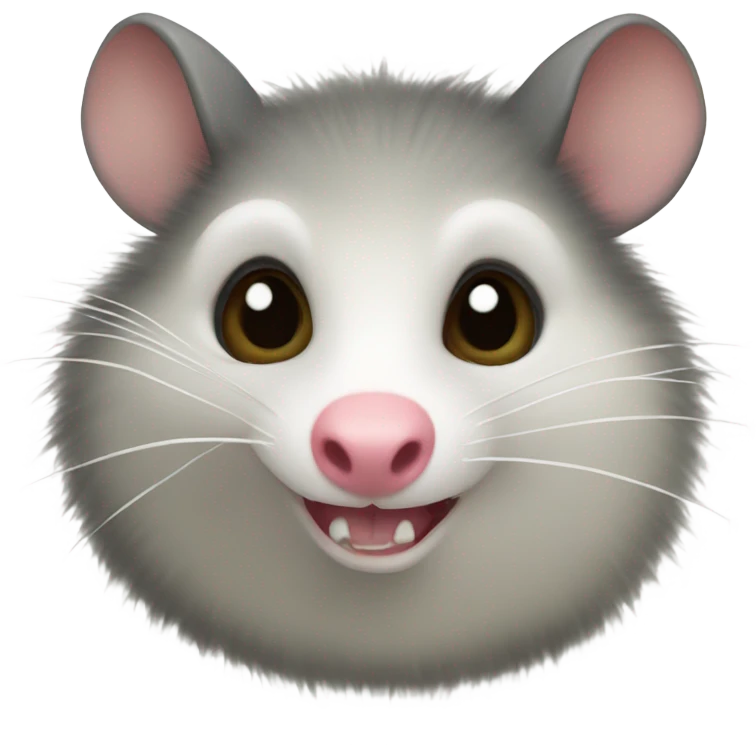 Opossum emoji