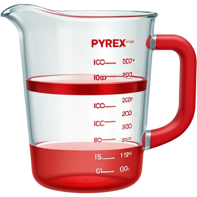 Pyrex measuring cup emoji