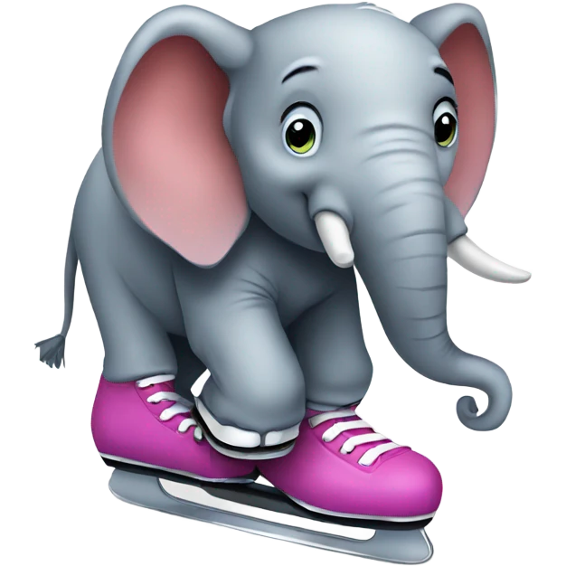 elephant on skates emoji
