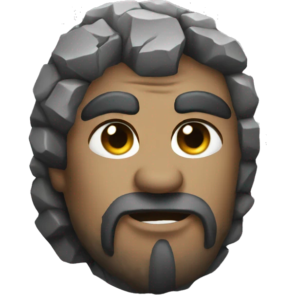Rock emoji
