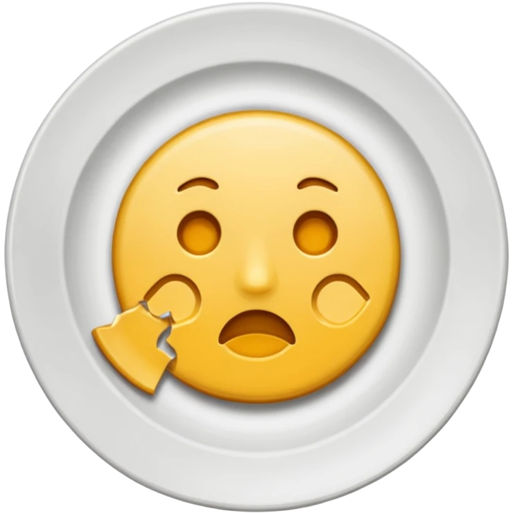 broken plate emoji emoji