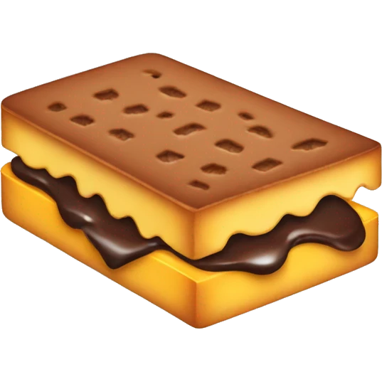 Chocolate and Chedar cheese sandwich emoji